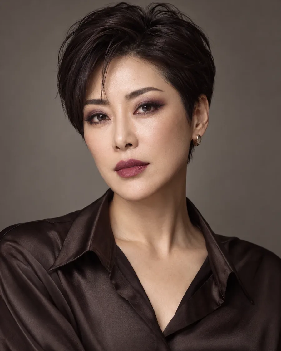 스모키 플럼 메이크업